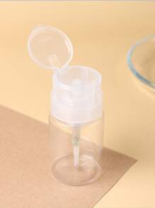 100ml透明泵式分裝瓶,適用於液體uv凝膠指甲美容清潔護理品分裝瓶和卸甲水瓶 - 無色 - 查看 7