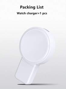 2-In-1 USB + USB-C Wireless Charger Compatible With Apple Watch, Suitable For All Apple Watch Series Suitable For Office, Dorm, And Home Nan - White - View 7