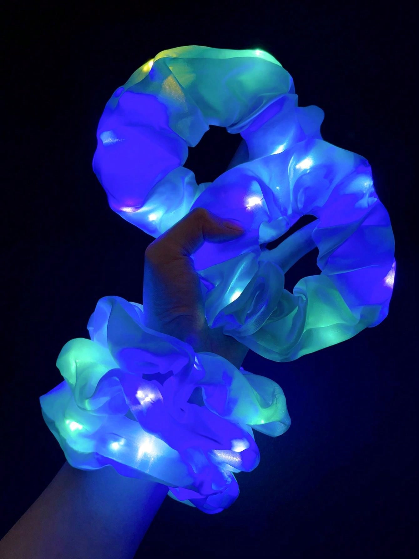 8pcs Led Lightup Hair Accessories Set For Women, Switchable Among 3