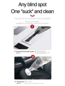 2000毫安無線汽車手持吸塵器 - 歐標插頭 - 查看 3