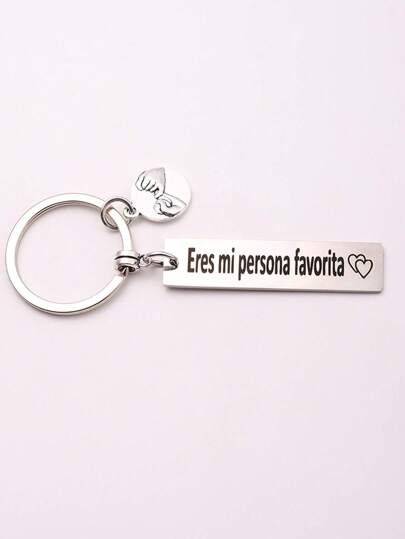 Street 1 件女士长方形钥匙扣，带标语汽车配件包饰背包，适合学校，可爱哥特 Y2k 包挂绳，带身份证夹汽车配件包饰圣诞礼物