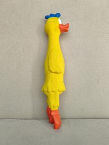 1pc Sound Emitting Dog Toy For Medium And Large Breed, Interactive Goose Toy For Paw Grinding, Stress Relief And Venting - Yellow - View 7