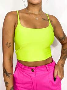 Women Tank Tops & Camis - Verde Lima - Ver 1
