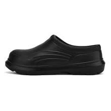 Waterproof, Skid Resistant, Oil Proof Kitchen Shoes/Chef Shoes, Nursing Shoes For Men And Women, Work Shoes For Men, Women's Sandals And Slippers - Black - View 2