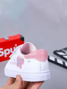 Toddler Sports Shoes Embroidery Letters - White - View 3