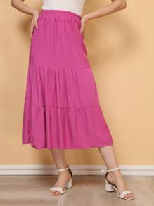 Women Skirts - Hồng - Xem 2