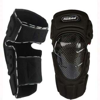 CHCYCLE סיבי פחמן אופנוע מגיני ברכיים מוטוקרוס מגן Powersport הברך מגן שריון מגן מוטוקרוס מרוצי ציוד מגן