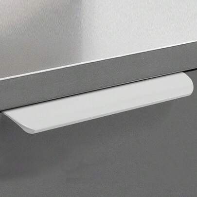 2 件隱藏式家具拉手金色廚櫃拉手,高精度鋁合金現代風格指邊拉隱藏式把手,適用於衣櫃櫃和抽屜