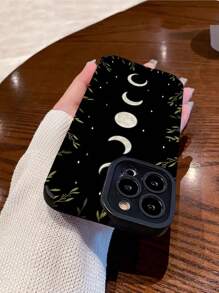 1入3D月球紋理柔軟防震手機殼，適用於iPhone和Samsung - 彩色 - 查看 4