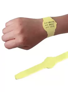 50pcs Watch Shaped Sticky Notes Memo Pad