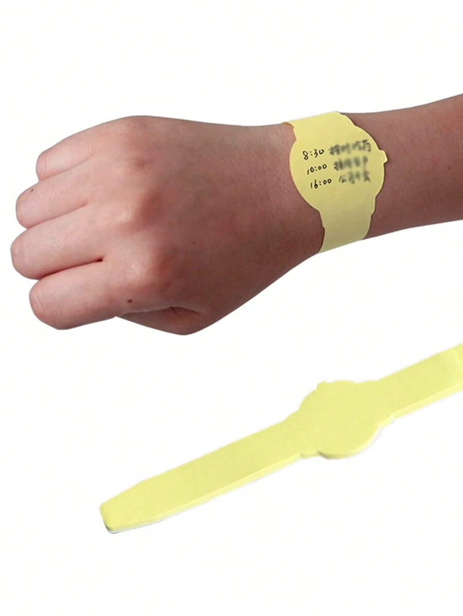 50pcs Watch Shaped Sticky Notes Memo Pad