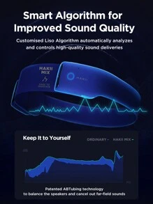 havit Hakii Mix 智能頭戴運動耳機,具有“空氣傳導技術”,防水可穿戴運動耳機,超越骨傳導 (藍色) - 藍色 - 查看 7