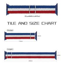 GWENLAND 可編織彈性環套裝配Apple手錶38mm、40mm、41mm、42mm、44mm、45mm、49mm，男女適用，尼龍彈性皮帶護腕帶，適用於系列8、7、6、SE、5、4、3、2、1超級版 - 木炭色 - 查看 6