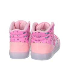 Tenis Botinha Unicornio Com Luz de Led Infantil Feminina