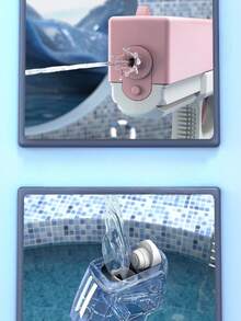 1 Piece Of Rechargeable Electric Water Gun For Girls And Boys, Ideal For Swimming Pools, Random Color - Multicolor - View 2