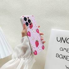 1入創意草莓畫手機殼：液體TPU防震保護套，適用於蘋果iPhone 14/13/12/11/Pro/Max/7 Plus/8 Plus/X/Xr/Xs Max/14 Plus - 彩色 - 查看 3