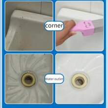 1入神奇石頭清潔棒-輕鬆清除馬桶和管道上的污漬和變黃色! - 粉色 - 查看 6