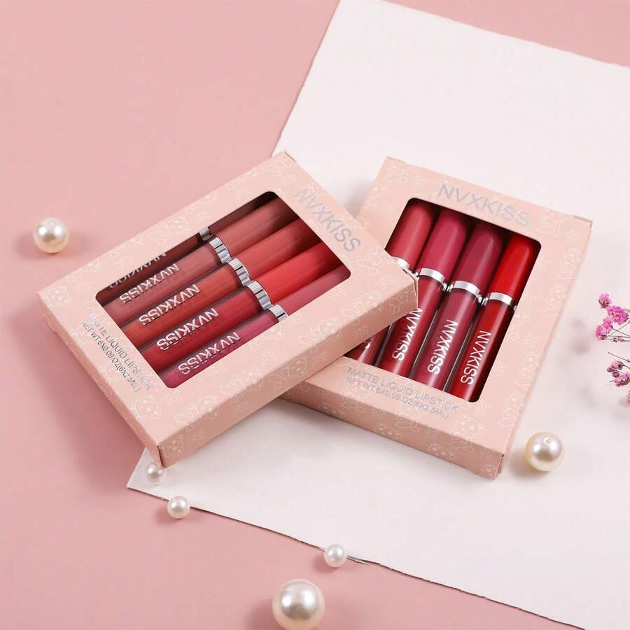 6pcs/set A Set Lip Gloss (without Plastic Packaging) - 6pcs Lip Glaze Group A (No Blister) - View 1