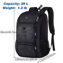 MATEIN Mochila de béisbol con portabates y compartimento para zapatos, para jóvenes, niños y adultos, bolsa de béisbol ligera con gancho de cerca para sujetar bates de T-Ball, guantes de bateo, cascos, gorras, equipo de camiseta-ball, regalo de Navidad, Año Nuevo, cumpleaños