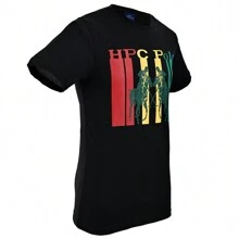 PLAYERA CUELLO REDONDO ESTAMPADO HPC POLO 8 - Negro - Ver 2