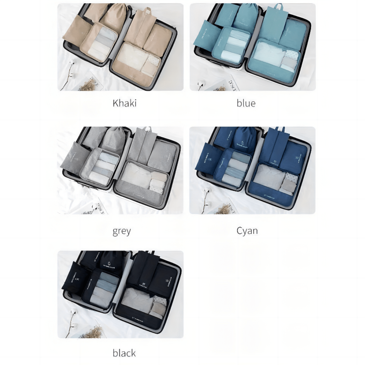 Generic 7 Pièces Sac De Rangement De Voyage à Prix Pas Cher | Maroc