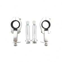 PowerMotor Universal Full Coverage Motorcycle Handguards, Sturdy And Durable, Orange - Orange - View 2