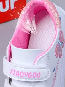 Toddler Sports Shoes Embroidery Letters - White - View 5