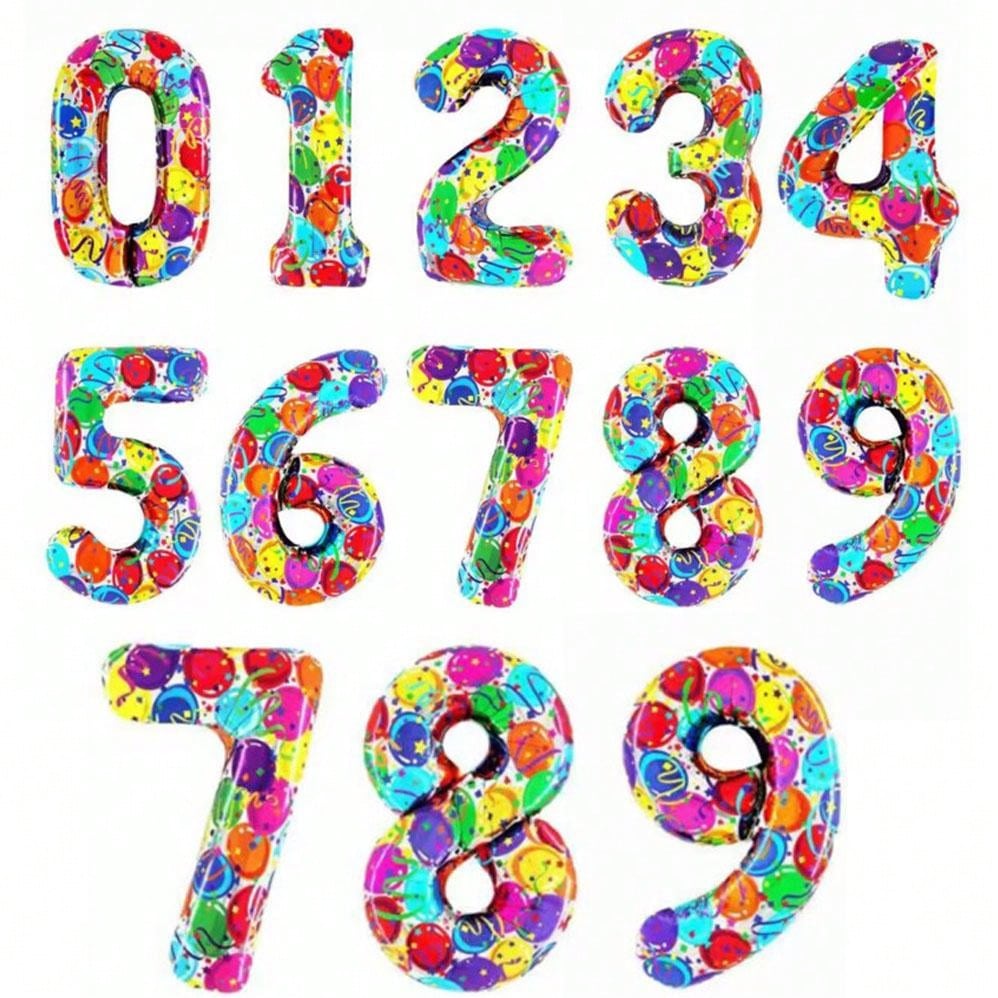 Colorful Number-8 Shaped Decorative Balloon | SHEIN USA