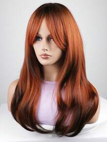26 英寸直合成高溫纖維接發,染髮顏色 - 橘色 - 查看 2