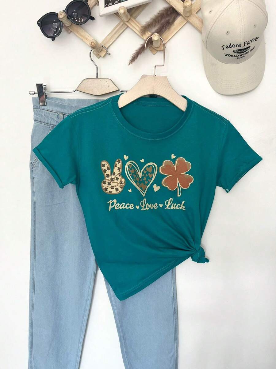 Women T-Shirts - Màu xanh Cadet - Xem 1