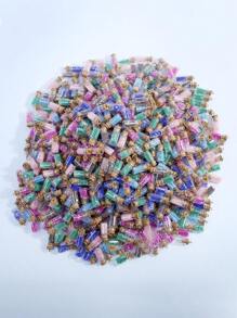 10入組diy許願瓶吊墜,隨機配色,可用於製作項鍊 - 10個顏色隨機 - 查看 3