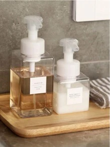1 Peça Bomba Dispensadora de Espuma Tipo Pressão, Para Recarregar Shampoo, Sabonete Líquido, Espuma Facial, Decoração de Casa e Banheiro, Decoração de Outono, Volta às Aulas