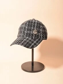 Cap Woman Baseball Cap Letter G Hard Top Baseball Cap Heavy Industry Embroidery Sun Protection Outdoor Solid Color Personalized - Black - View 3