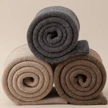 1/2/3/4双装女士过膝袜，保暖内衬，中筒袜，冬季保暖睡袜，舒适