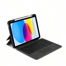 1 件黑色触摸板背光魔术键盘保护套兼容 iPad 10 第 10 代 2022 10.9 英寸 A2696 A2757 A2777 平板电脑 - iPad 第 10 代 10.9 英寸 - 查看 7