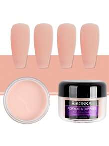 1 chai 15g Màu Khỏa thân Acrylic Bột & Bột Đối với Acrylic Mở rộng móng Chạm khắc Móng tay - Nhiều màu - Xem 2