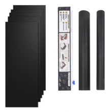 1 Roll, 2m Long, Black, Non-Stick, Teflon Bbq Grill Mat With Cutting Guide Strip, Bbq Tool - Black - View 3