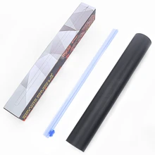 1 Roll, 2m Long, Black, Non-Stick, Teflon Bbq Grill Mat With Cutting Guide Strip, Bbq Tool - Black - View 1