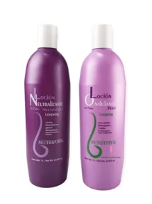 Kit Loción Ondulante Y Neutralizante Rizos Permanentes + Tratamiento reconstructor Loquay - Lila Púrpura - Ver 2