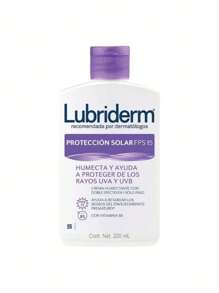 Lubriderm Sun Protection Body Cream Fps 15 200ml - Lilac Purple - View 1