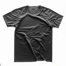 MIL200FIT MEN'S T-SHIRT, SHORT SLEEVE, SLIM FIT - Black - View 4