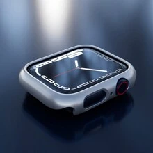 Vỏ bảo vệ đồng hồ Apple Watch Series 10/Apple Watch8/Apple Watch Ultra, 42mm/46mm PC Openwork - Bạc - Xem 3