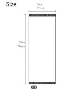 1 件男女通用经典纯色柔软秋冬保暖仿羊绒围巾，时尚流苏，防静电，休闲长款厚实保暖披肩，适合日常、约会、度假、旅行、摄影、节日礼物 - 白色 - 查看 4