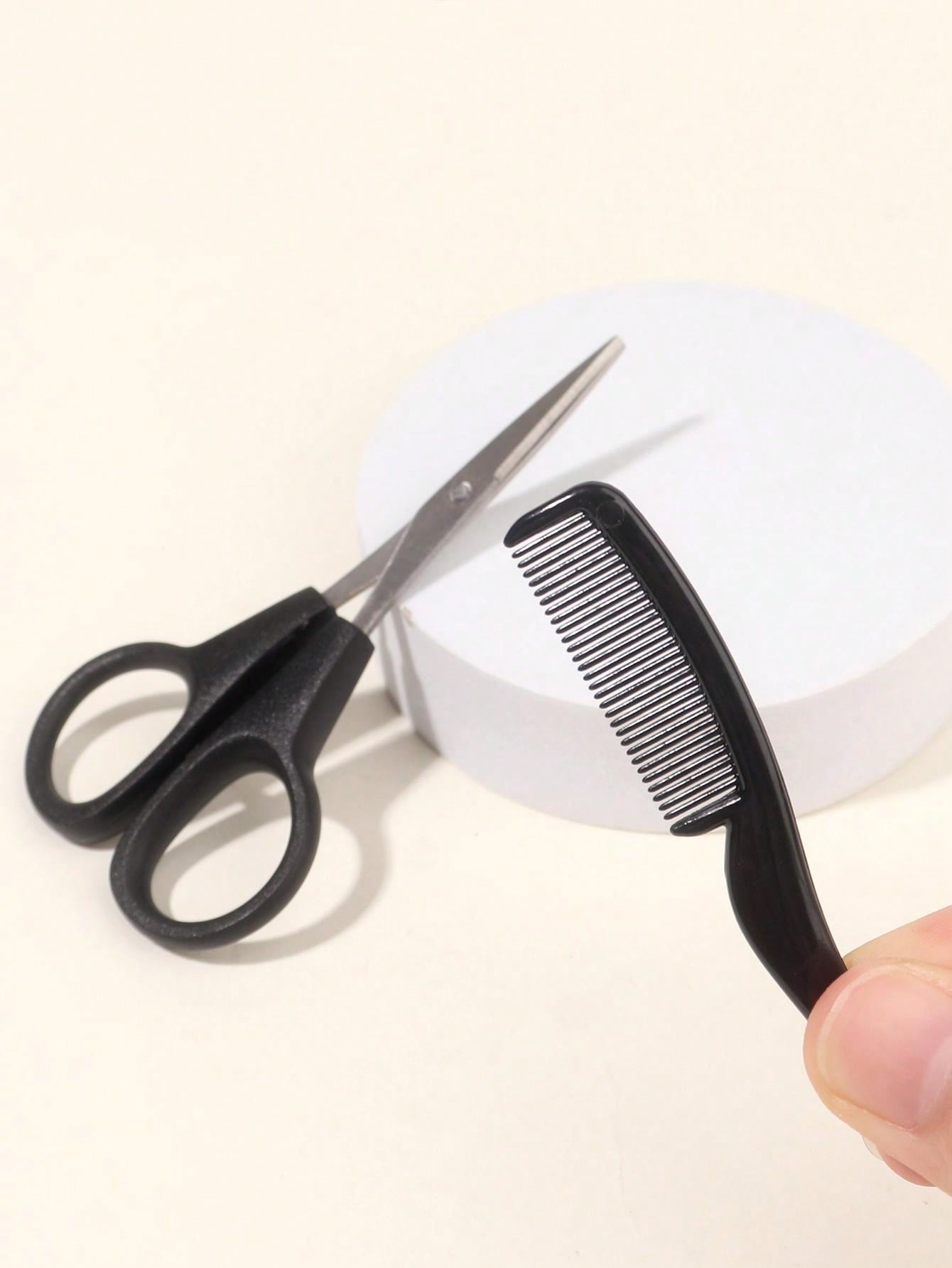 1 Set Men's Beard Scissors Styling Set Includes 1 Small Beard Trimming