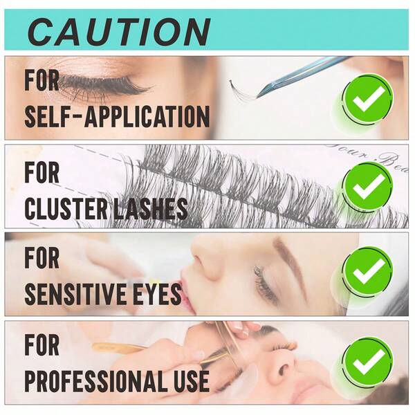 Eyelash Extension Glue for Sensitive Eyes Individual Cluster Lash Glue
