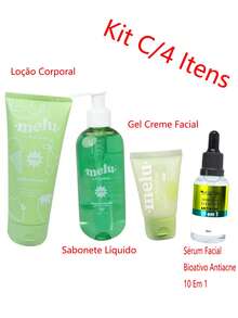 Skin Care Sets - Green - Berry Pie + Xà phòng lỏng + Gel dưỡng da mặt + Serum dưỡng da mặt 10 trong 1 - Xem 1