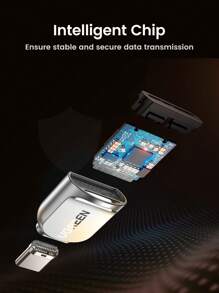 UGREEN USB C 读卡器 TF Micro SD Type C 3.1 OTG 内存卡读卡器适配器适用于华为 Micro SDHC SDXC 读卡器 - 銀色 - 查看 5