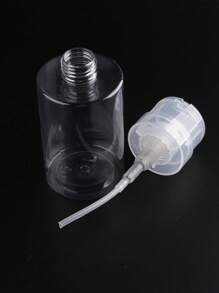 200ml透明指甲藝術按壓瓶,可裝空瓶和填充塑料清潔劑容器,適用於指甲油、uv凝膠及酒精的按壓工具 - 無色 - 查看 6