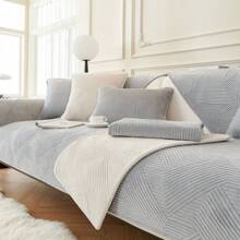 1 buc. Baby Velvet Cloud Line, pernă de canapea de pluș, modernă, simplă, anti-zgârieturi, husă de canapea