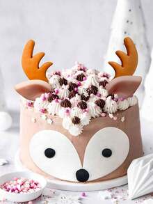 5入組鹿形蛋糕裝飾,森林主題嬰兒派對蛋糕裝飾,森林主題生日蛋糕裝飾,鹿角蛋糕裝飾,鹿耳蛋糕裝飾 - 黑色 - 查看 7